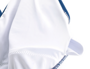 Hilor Women's One Piece Swimsuits V Neck Ruffled Swimwear Shirred Monokini Bathing Suit Tummy Control