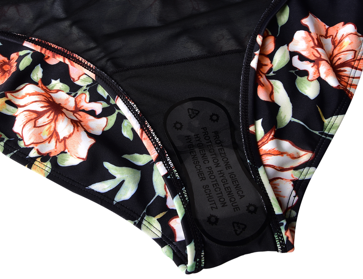 Hilor Women's One Piece Swimsuits Shirred One Shoulder Swimwear Asymmetric Bathing Suits Cutout Monokini