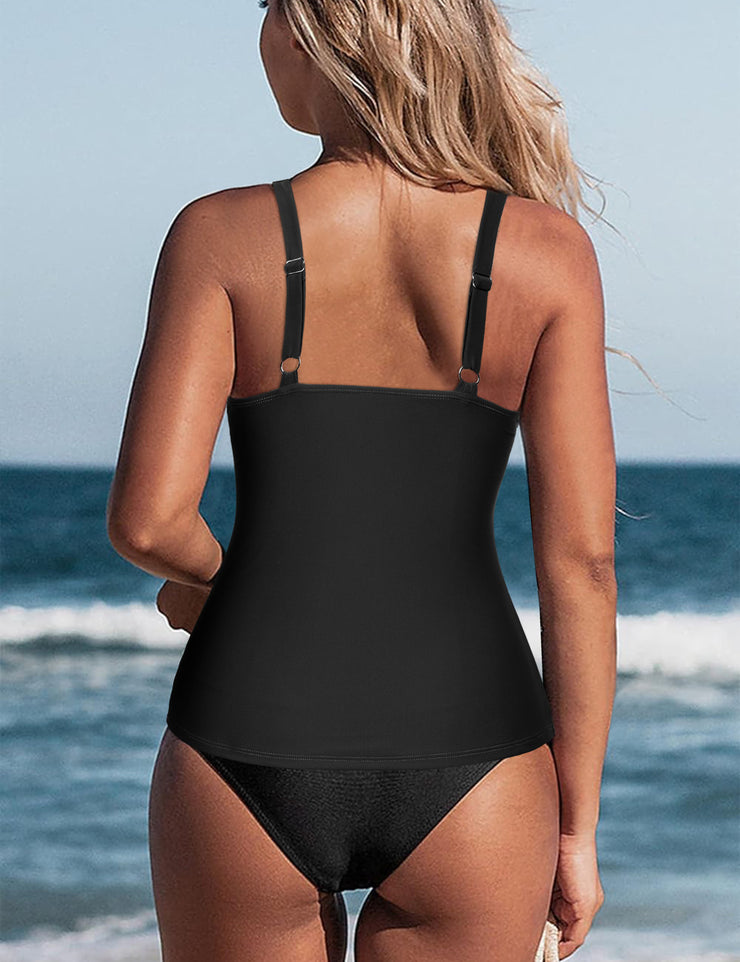 One Piece Swimsuit Modest Swimwear Tops Fartey Tankini Swimsuits